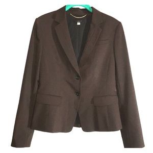 Ann Taylor Blazer Sample Brown Two Button | Size 2